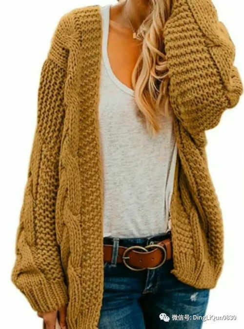 針織作品 35款適合媽媽的時(shí)尚漂亮長(zhǎng)款開(kāi)衫外套